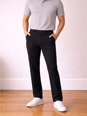 GUTTERIDGE Chino Pants Men’s Thick Navy Blue Size 36